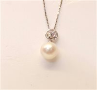 Collana Salvini Donna in Oro bianco Perla 0.6 Ct N74064Q - N74064Q
